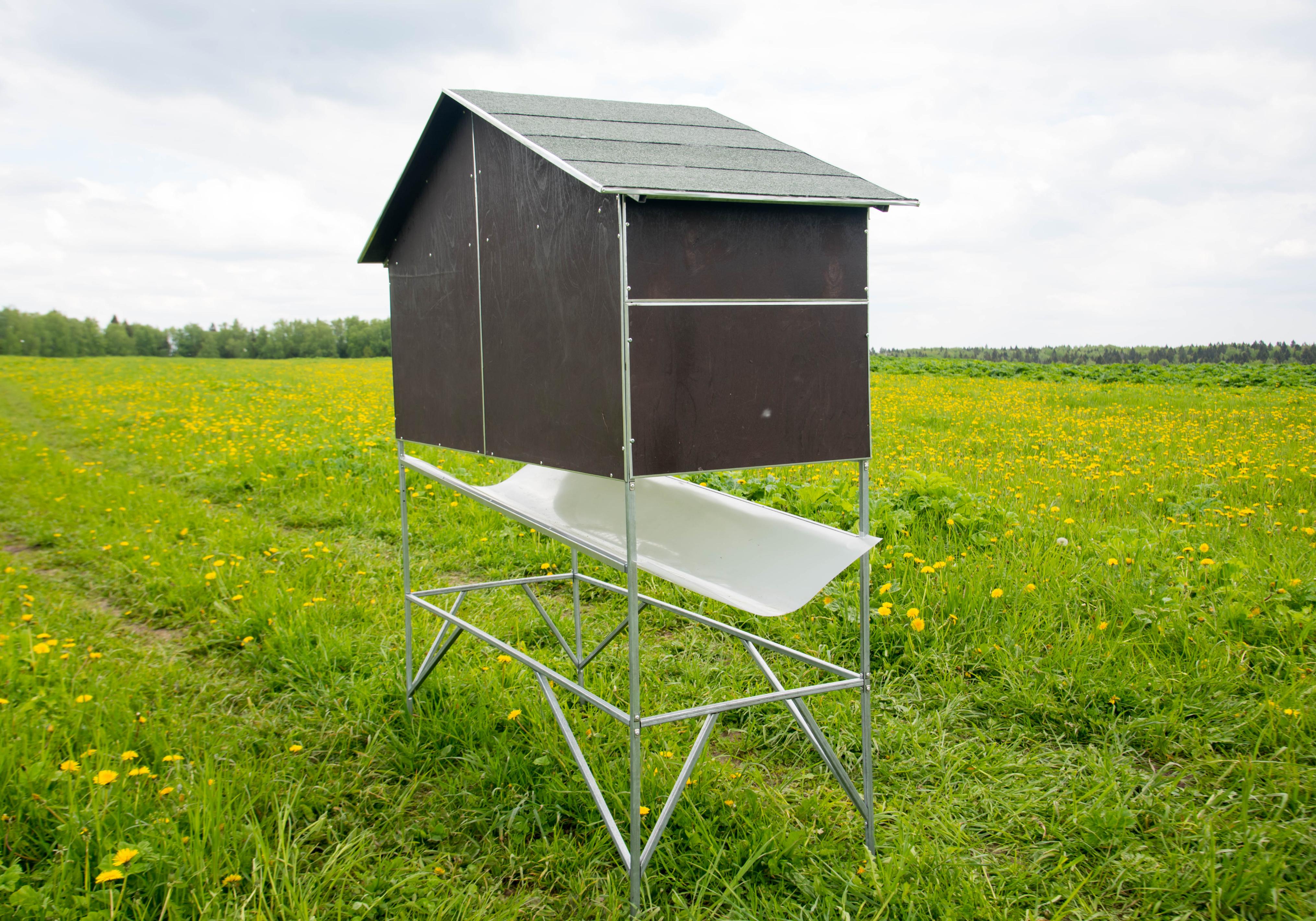 Уличный домик для кроликов "Фаворит" КР2-О-О. Фото 4