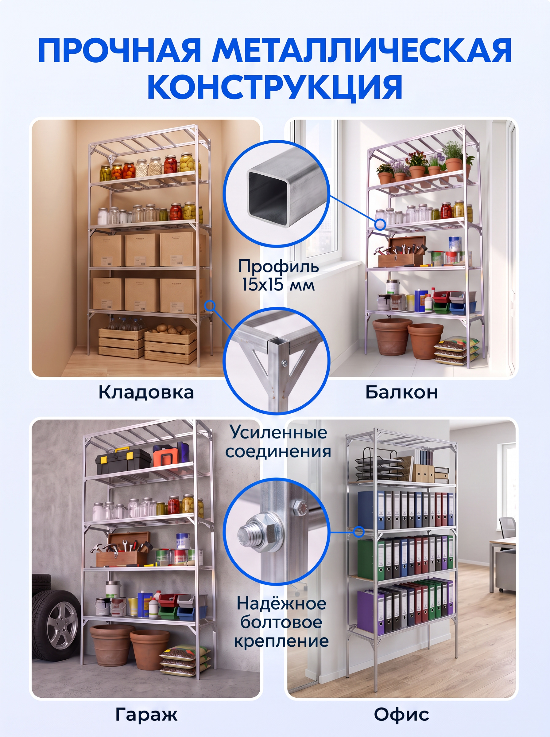 Стеллаж металлический 5 полок 200*100*40 см. Фото 11 Стеллаж металлический 5 полок 200*100*40 см. Фото 11
