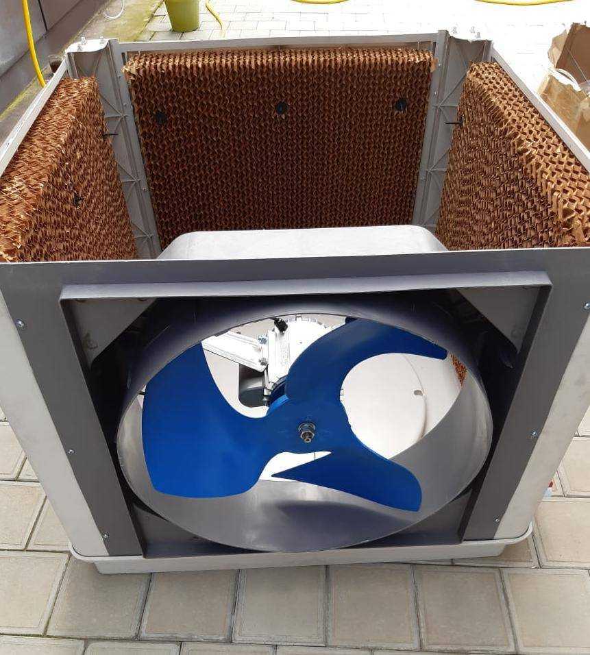 Охладитель-увлажнитель 380V Подача воздуха нижняя. Фото 8