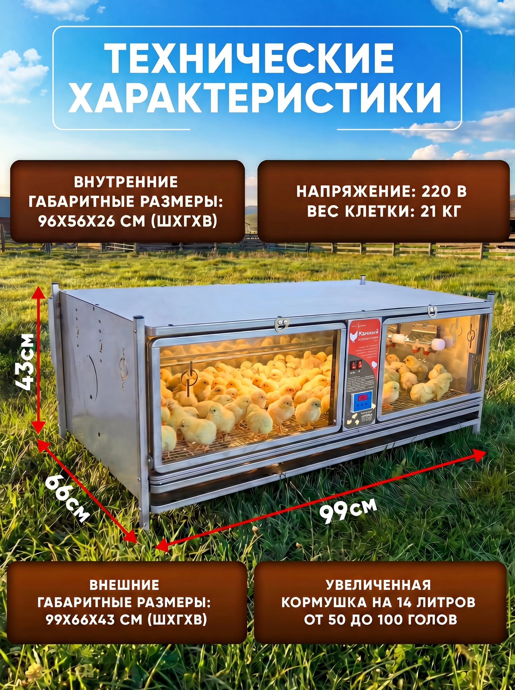 Рамный цифровой брудер 0717 Премиум. Фото 10 Рамный цифровой брудер 0717 Премиум. Фото 10
