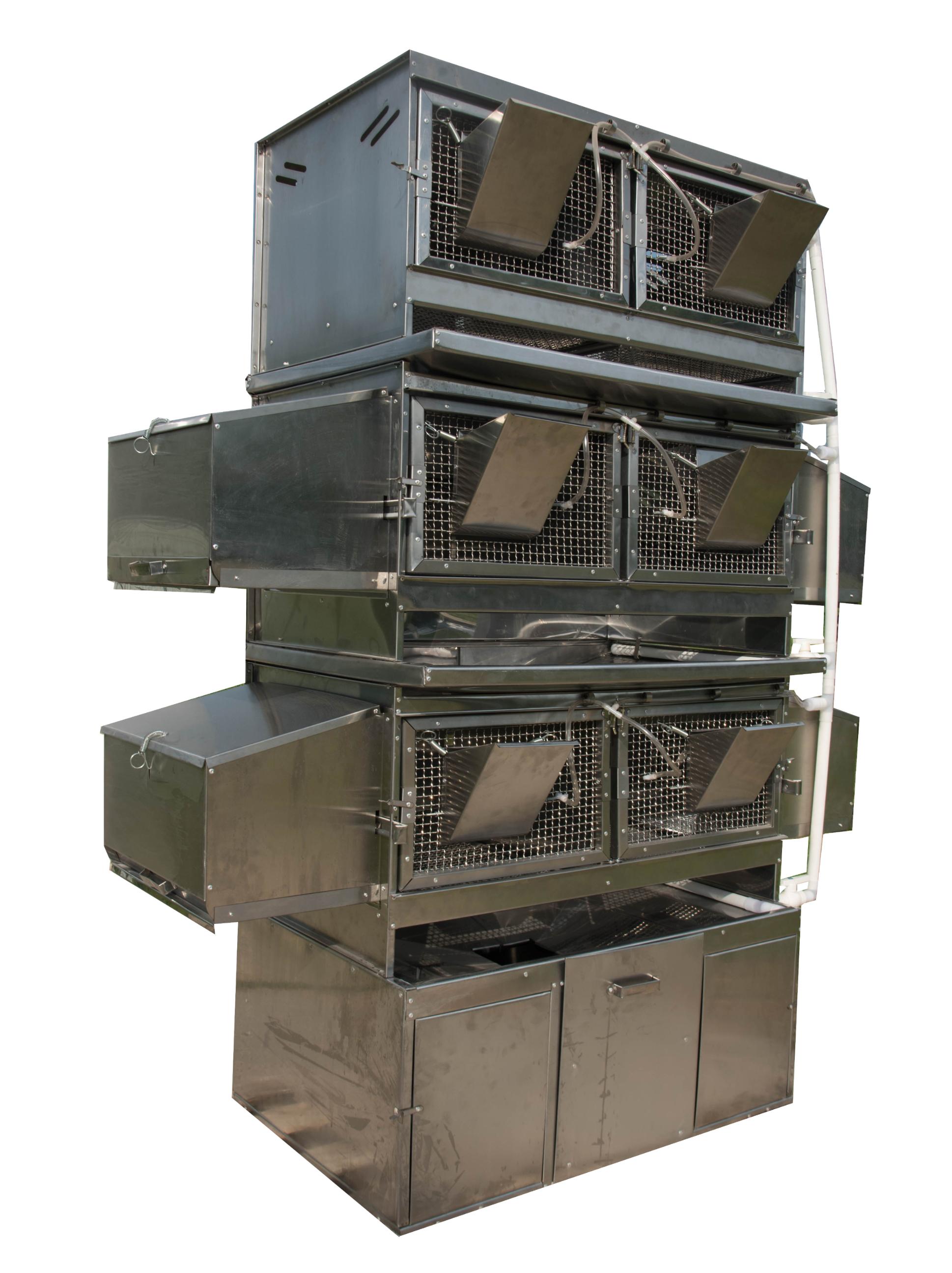 Клетка для кроликов "Профессионал Элит" 95-КМ-3 Премиум. Фото 1