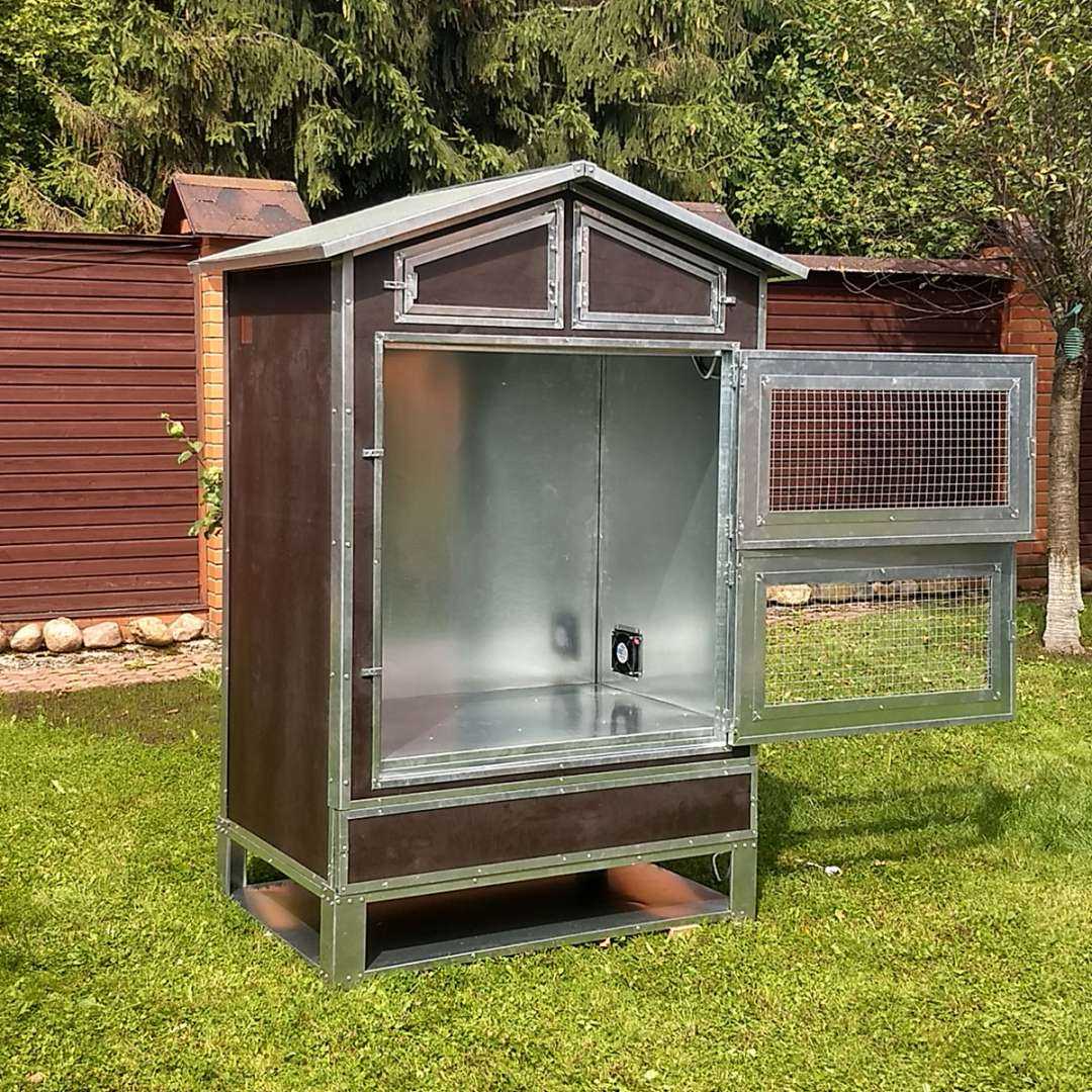 Утепленный отапливаемый уличный птичник "4 сезона" . Фото 5