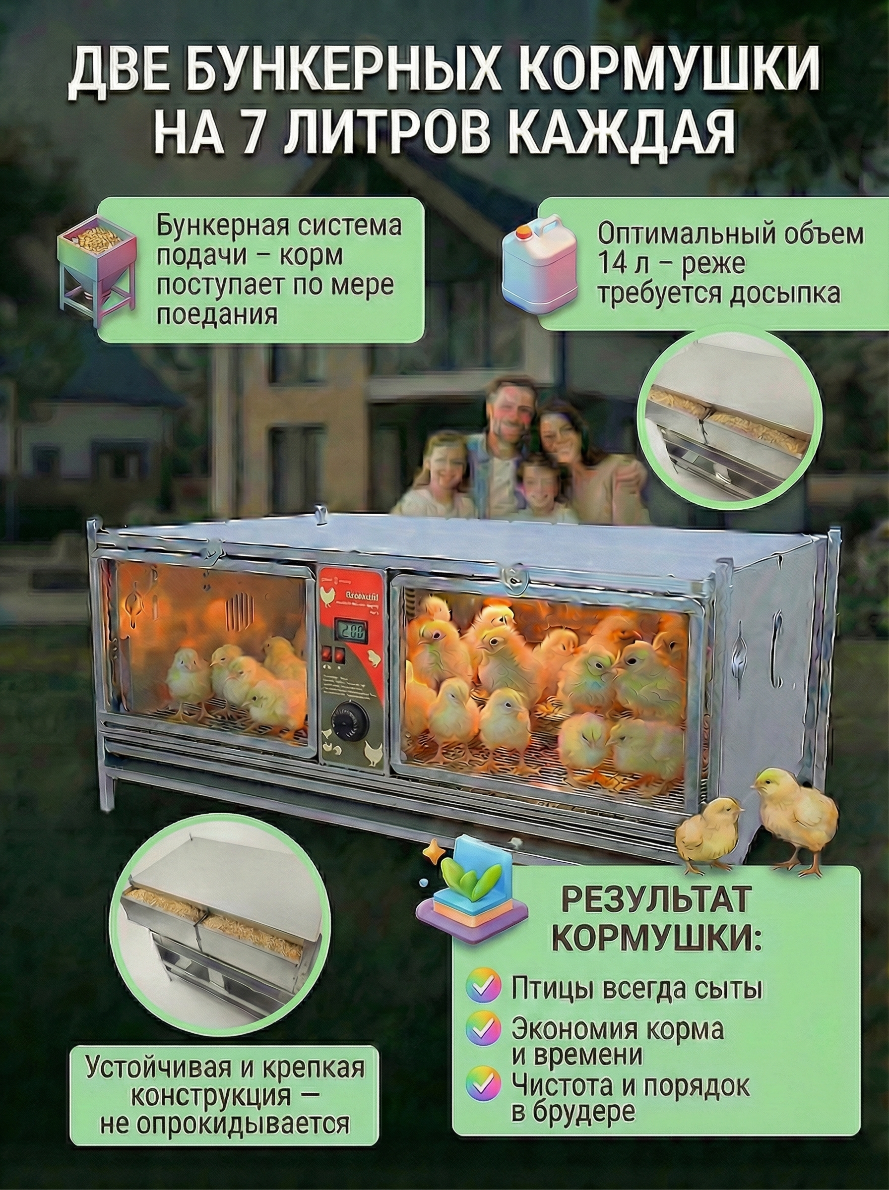 Рамный автоматический брудер 0714 Премиум. Фото 19