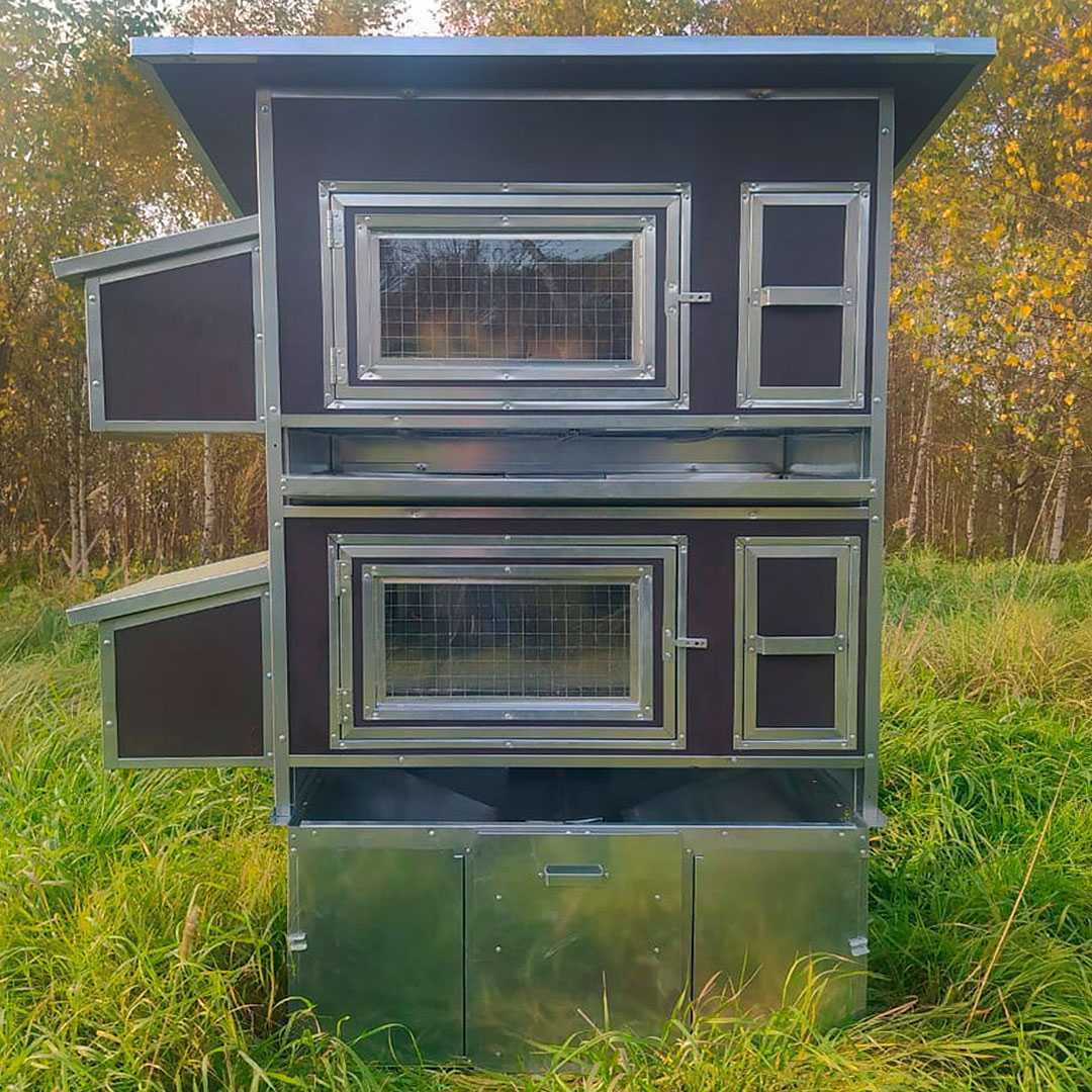 Утепленный отапливаемый крольчатник  "Бестселлер" М-12 Элит. Фото 1