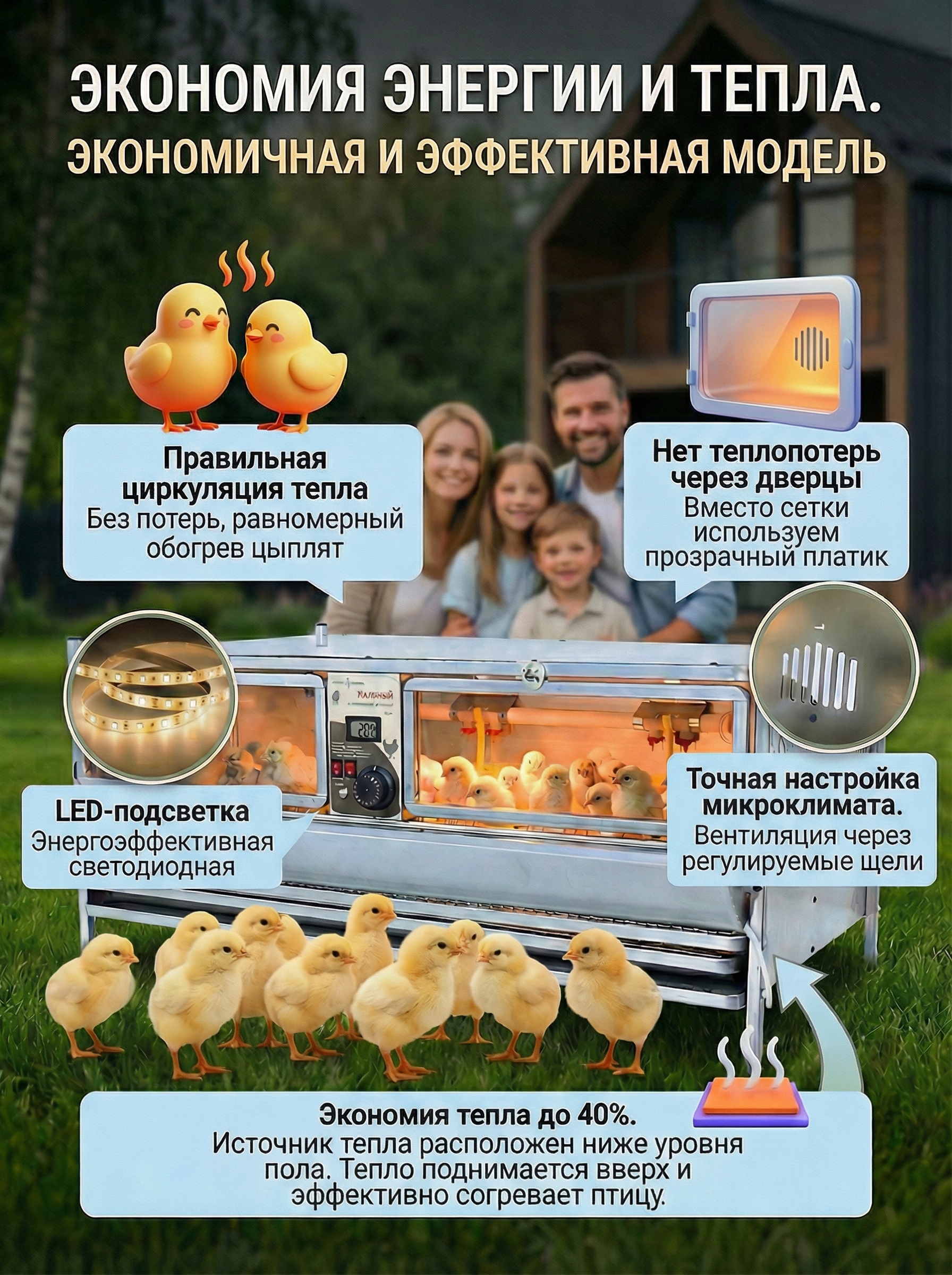 Рамный автоматический брудер 0707 Престиж. Фото 4