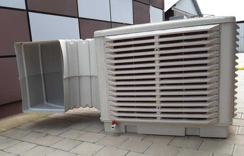 Охладитель-увлажнитель 380V Подача воздуха боковая. Фото 4