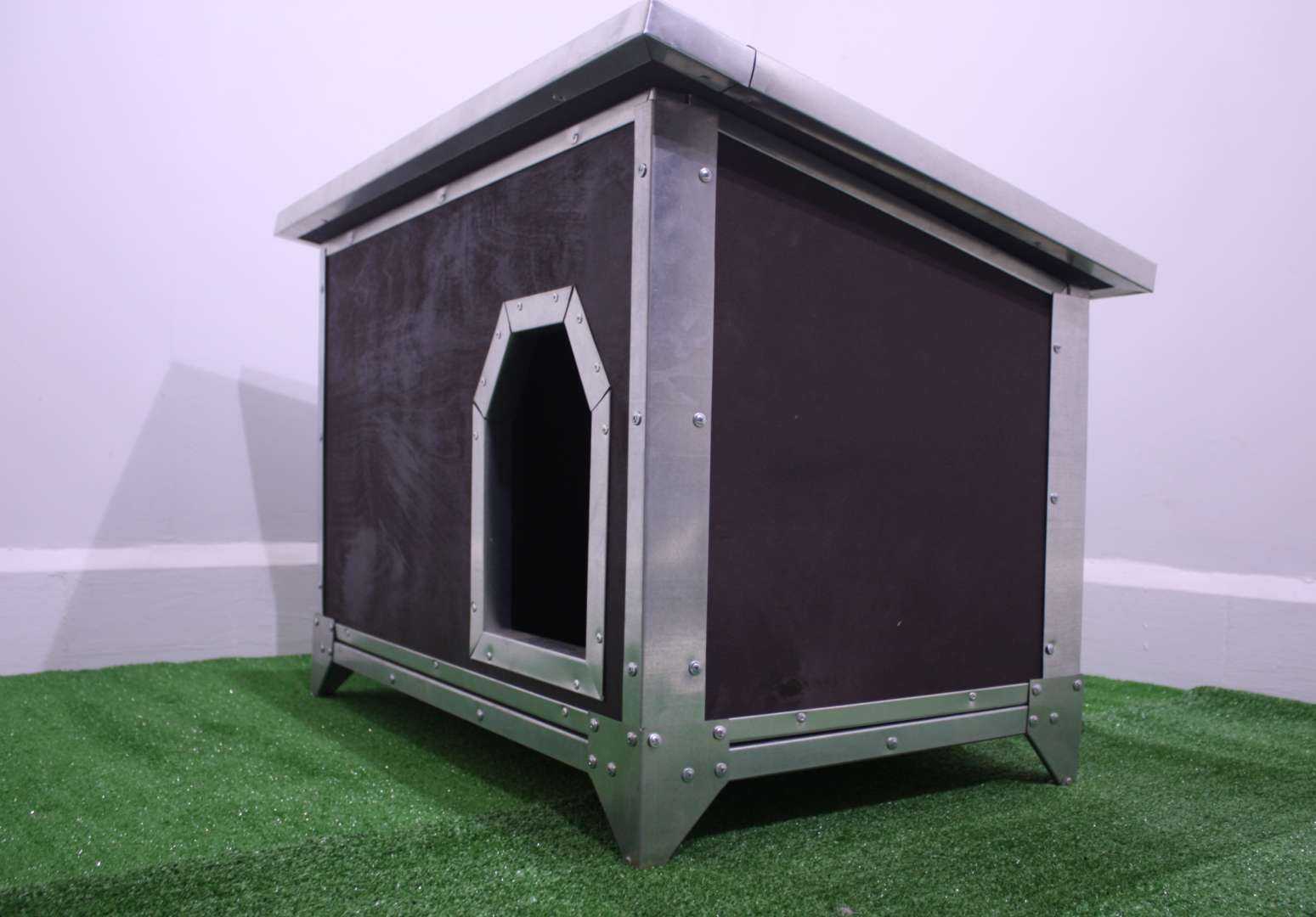 Будка для собак утепленная с внутренней перегородкой. Фото 8