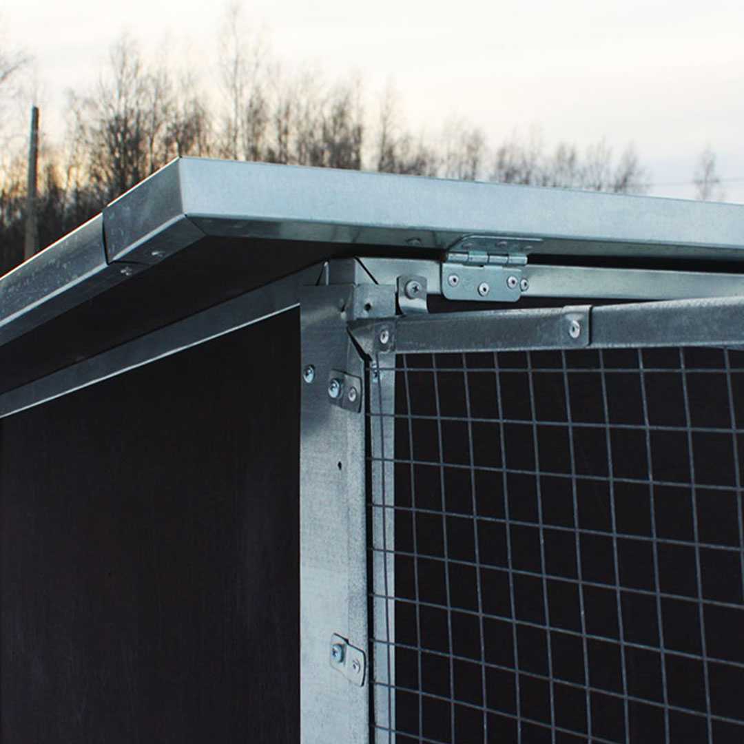 Утеплённый домик с выгулом "Лужайка-1". Фото 12