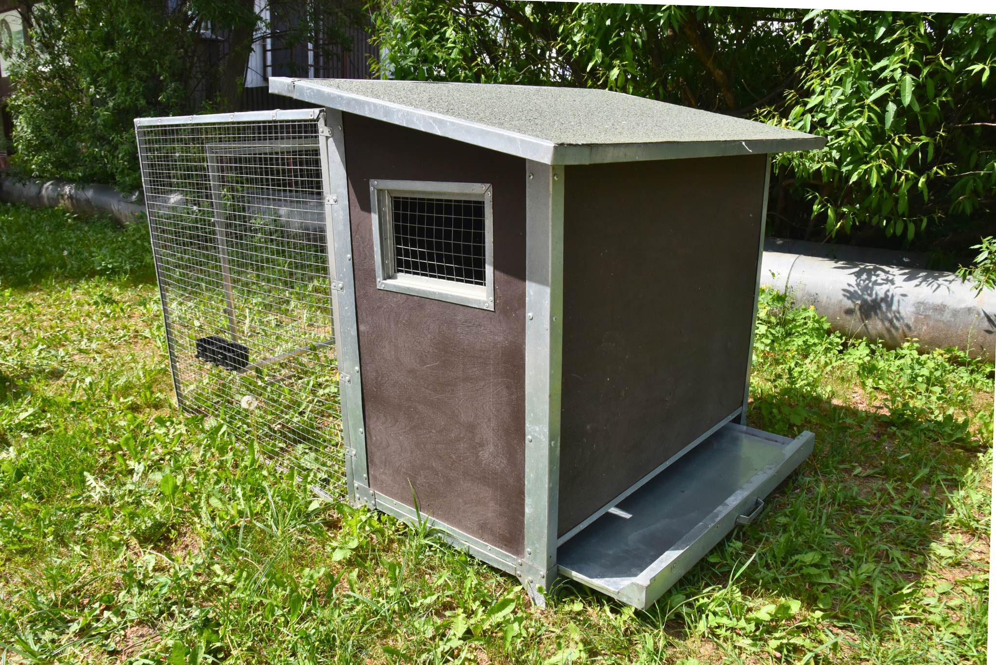 Утеплённый домик с выгулом "Лужайка-1". Фото 20