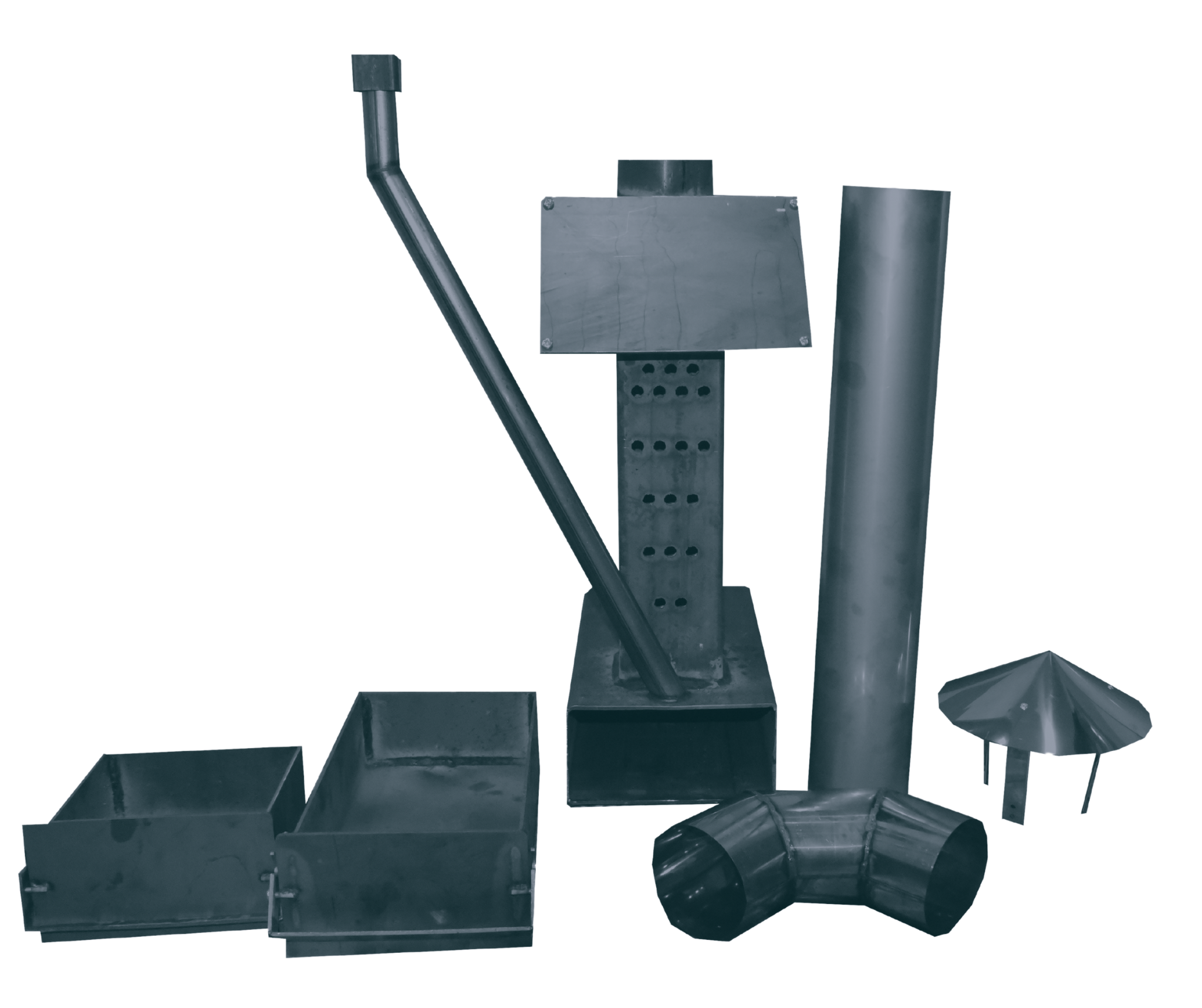 Поддон 1/2 для печи  "Маслёнка" на отработке. Фото 3