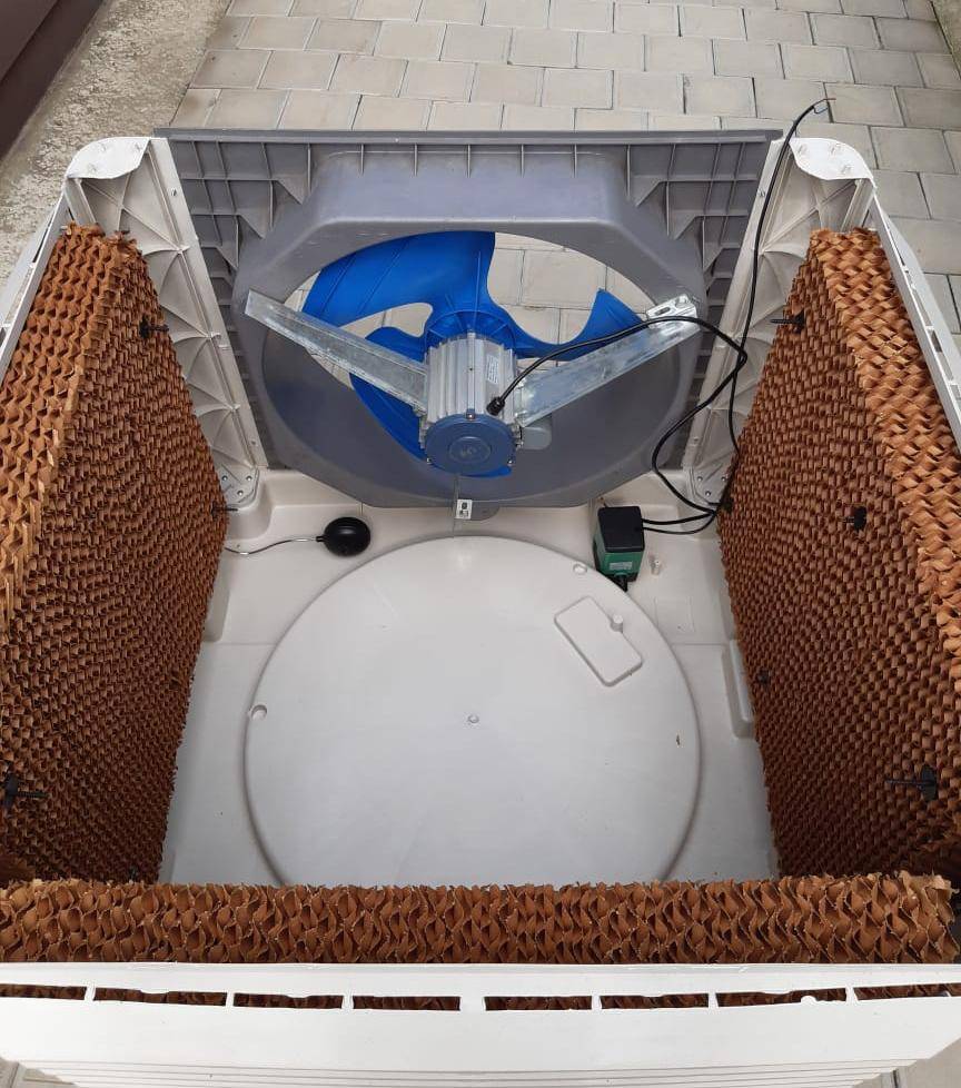 Охладитель-увлажнитель 220V Подача воздуха боковая. Фото 7