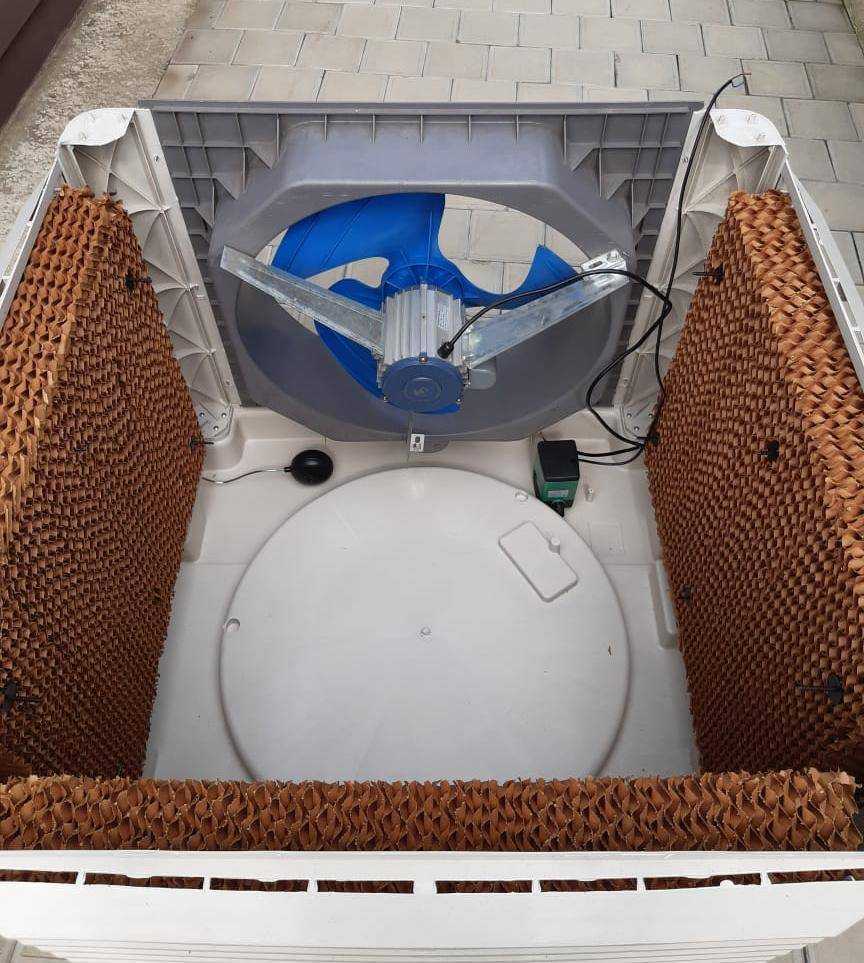 Охладитель-увлажнитель 380V Подача воздуха нижняя. Фото 9