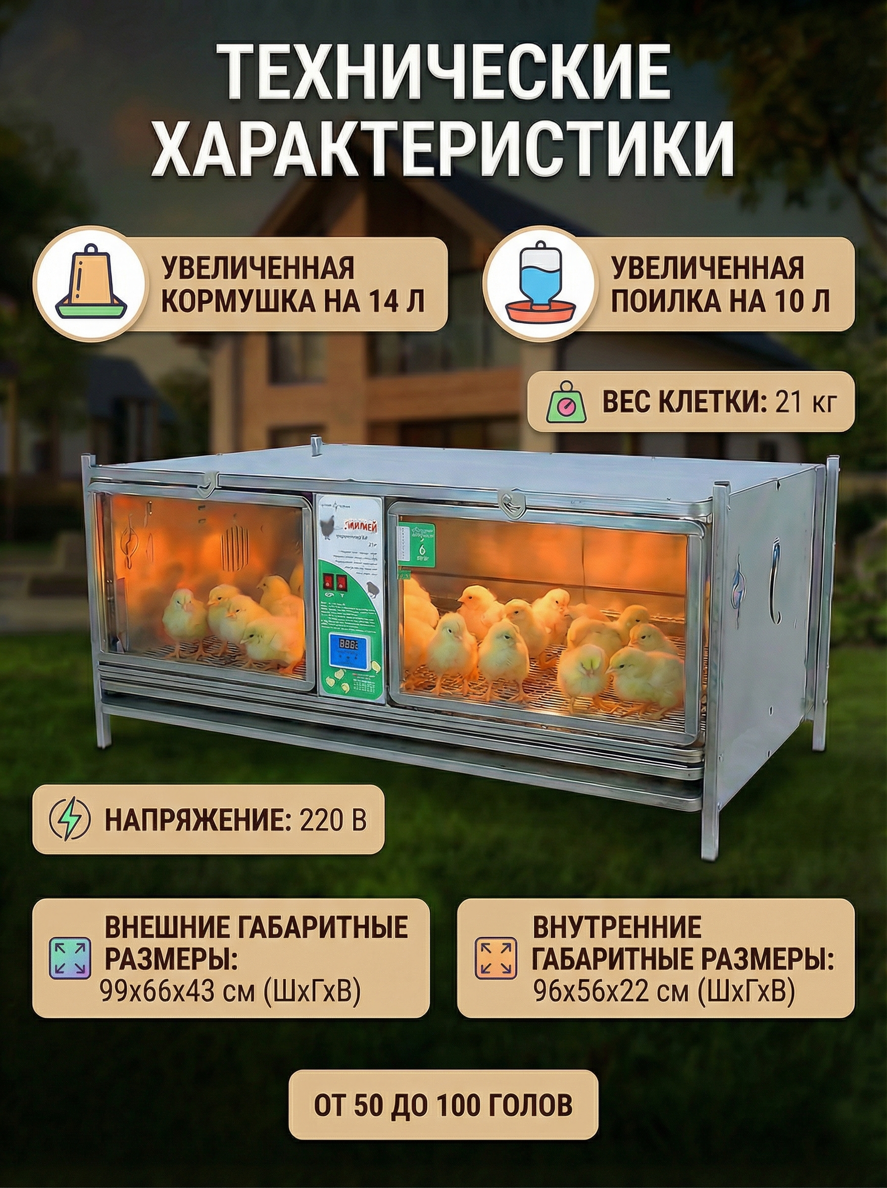 Рамный цифровой брудер 0715 Стандарт. Фото 7