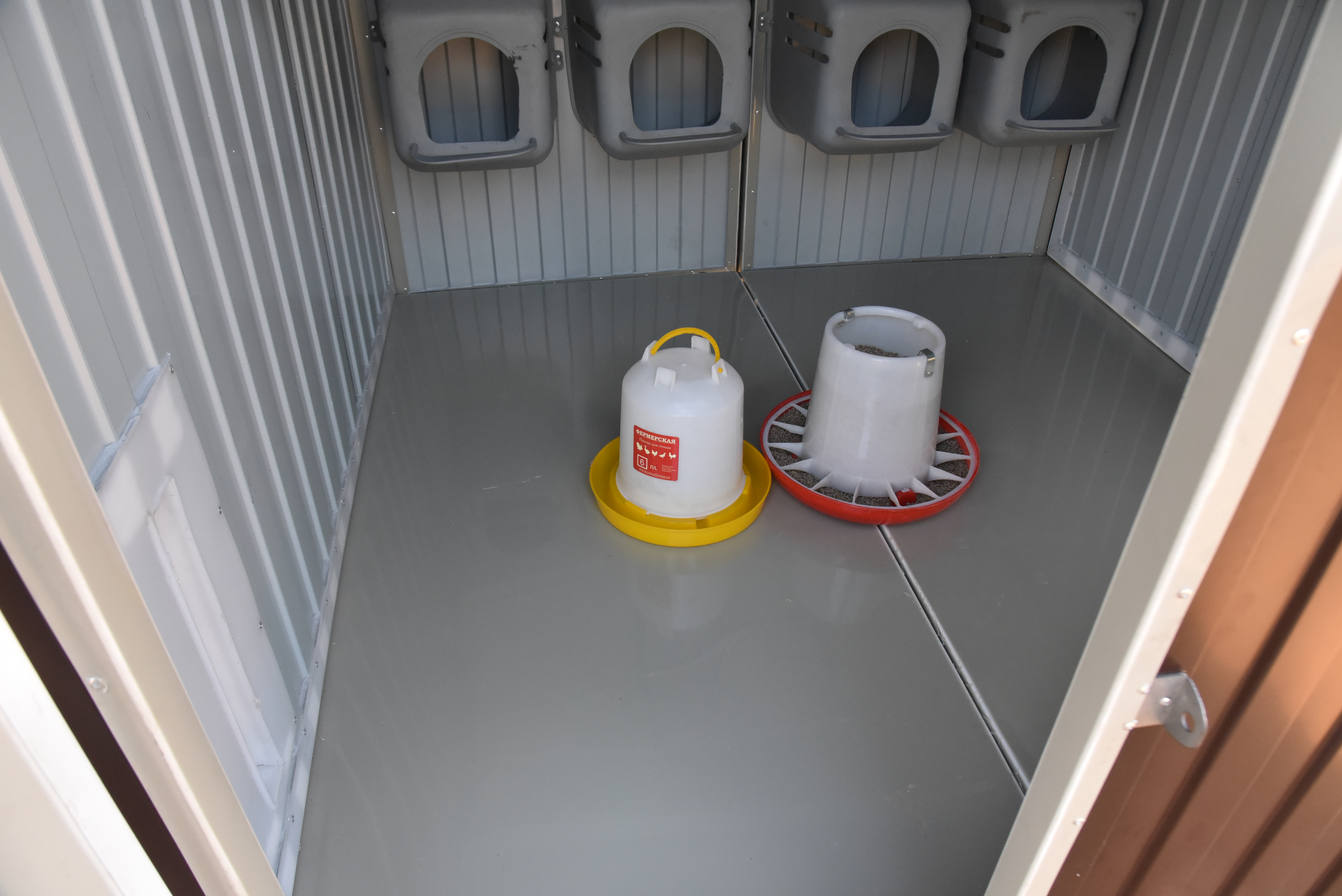 Утепленный курятник с обогревом на 45 голов "Теплоисухо" КН. Фото 22