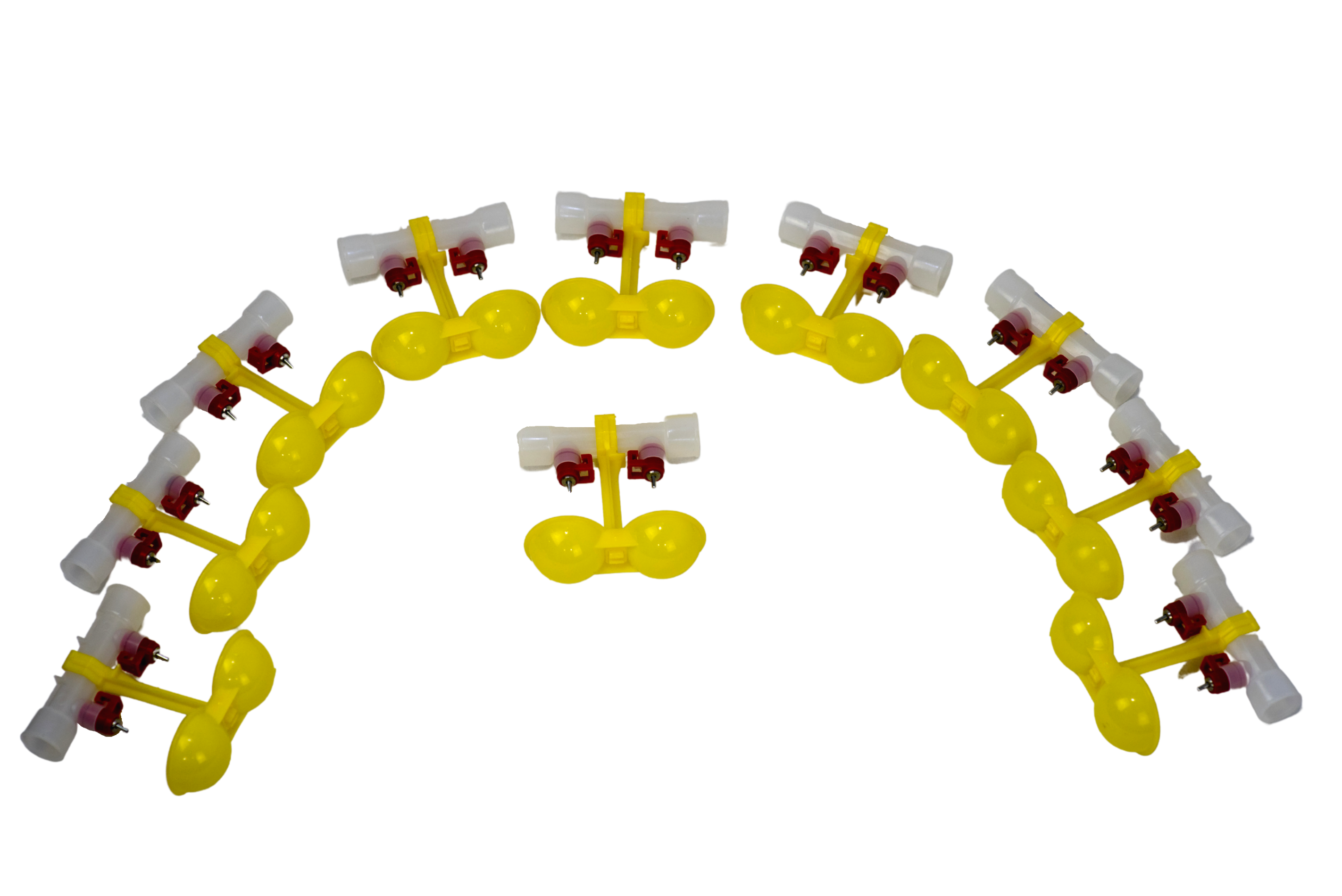 Набор поилок двойных с креплением и каплеулавливателем ПКНК-24/360 20 шт.. Фото 2