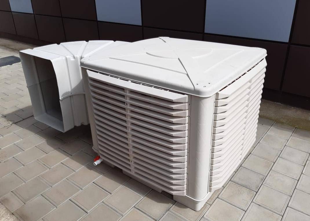 Охладитель-увлажнитель 380V Подача воздуха нижняя. Фото 5