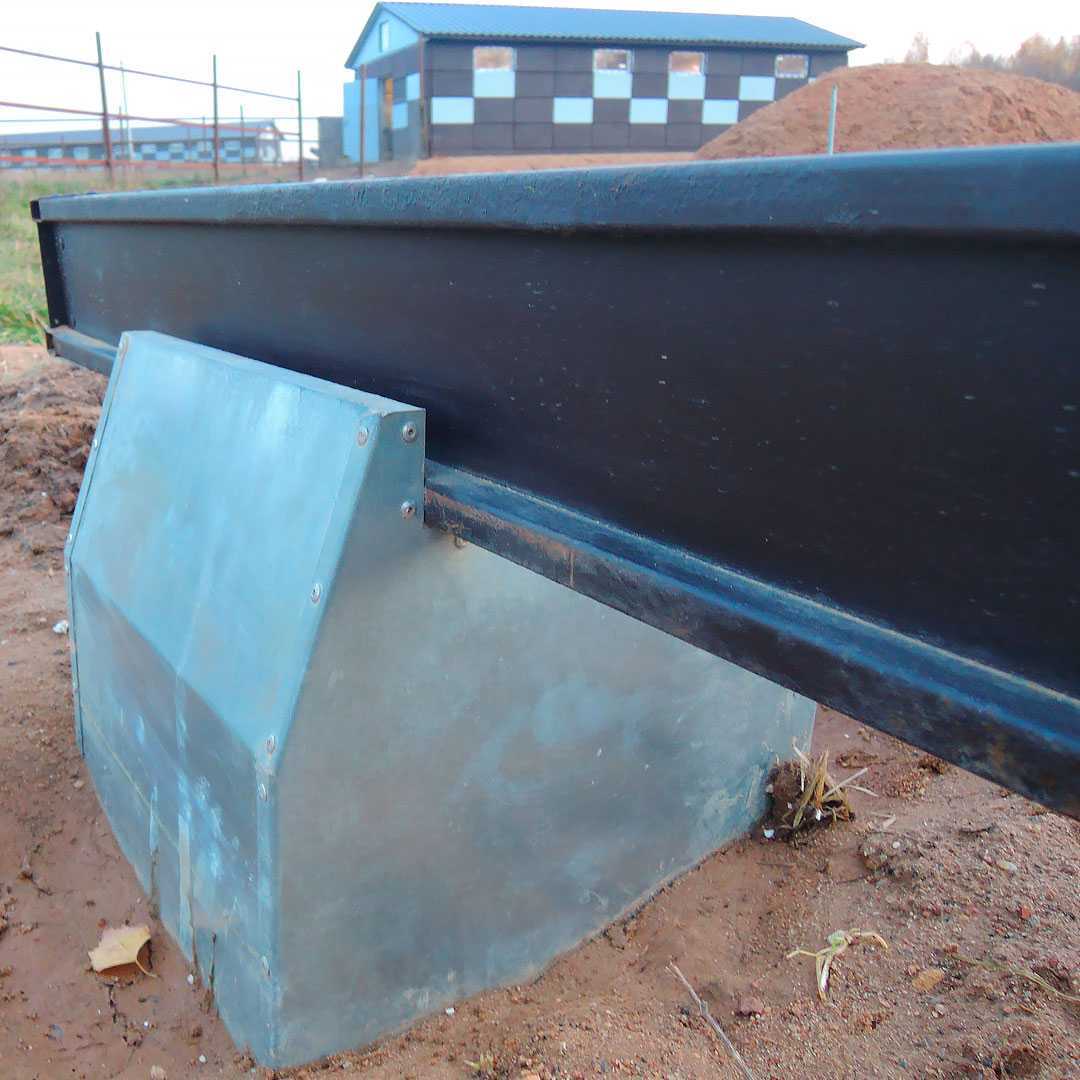 Форма залитая бетоном. Фото 4