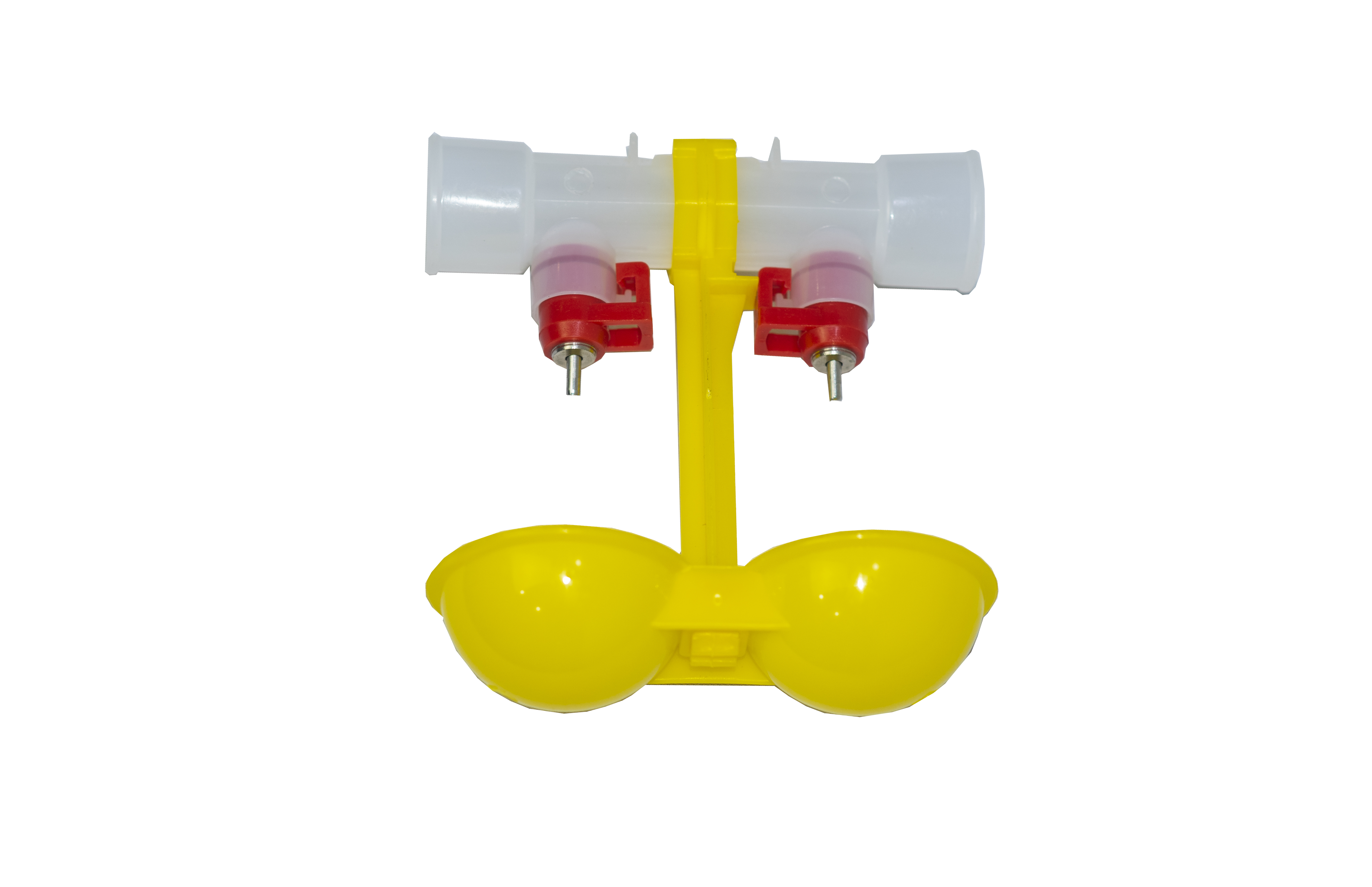 Поилка двойная с креплением и каплеулавливателем ПКНК-24/360. Фото 1