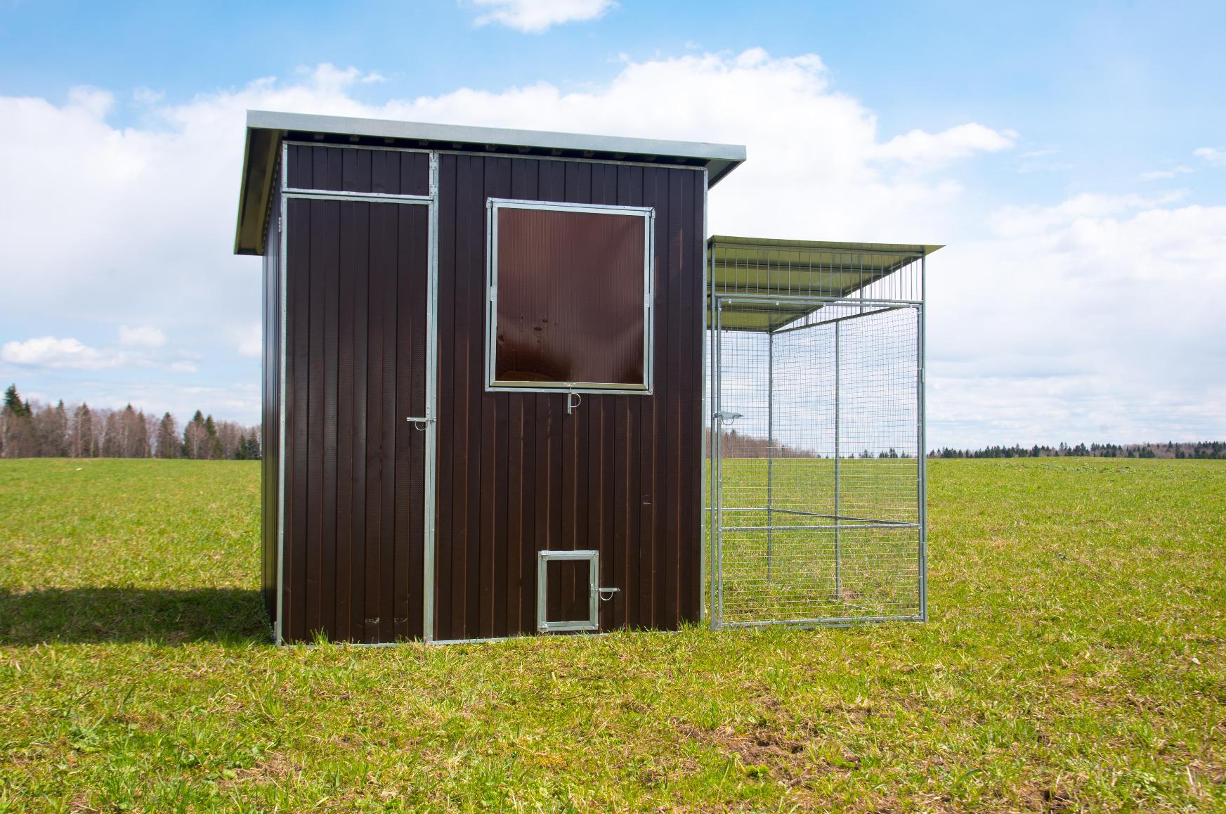 Выгул "Разгуляй" приставной из сетки 1-2-СП. Фото 8