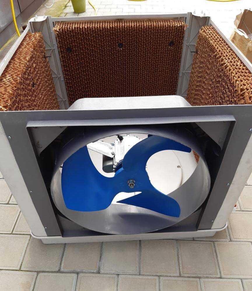 Охладитель-увлажнитель 380V Подача воздуха боковая. Фото 6