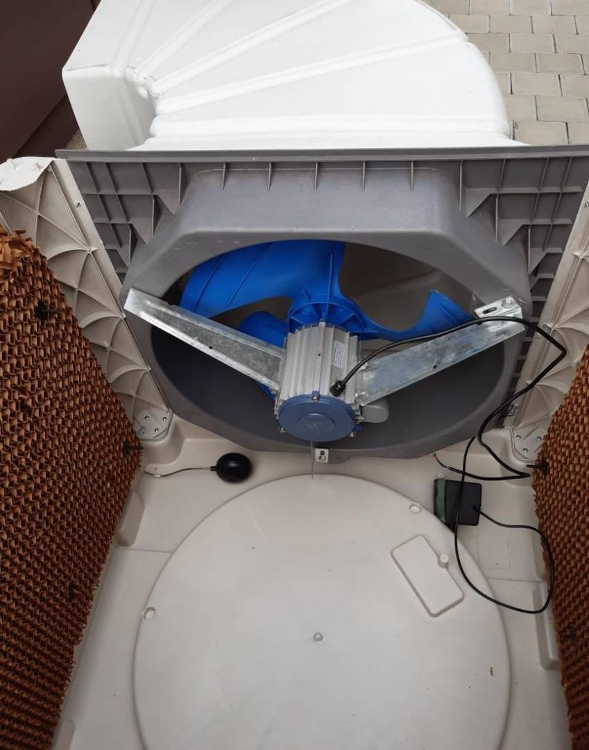 Охладитель-увлажнитель 220V Подача воздуха боковая. Фото 5