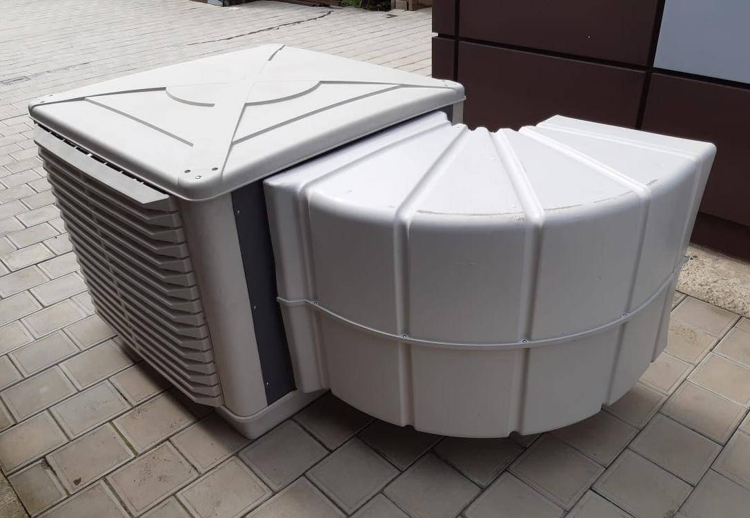 Охладитель-увлажнитель 380V Подача воздуха боковая. Фото 2