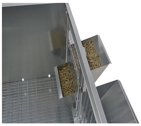 Клетка для кроликов с маточным отделением "ПРОФЕССИОНАЛ"-95-КМ-1. Фото 5