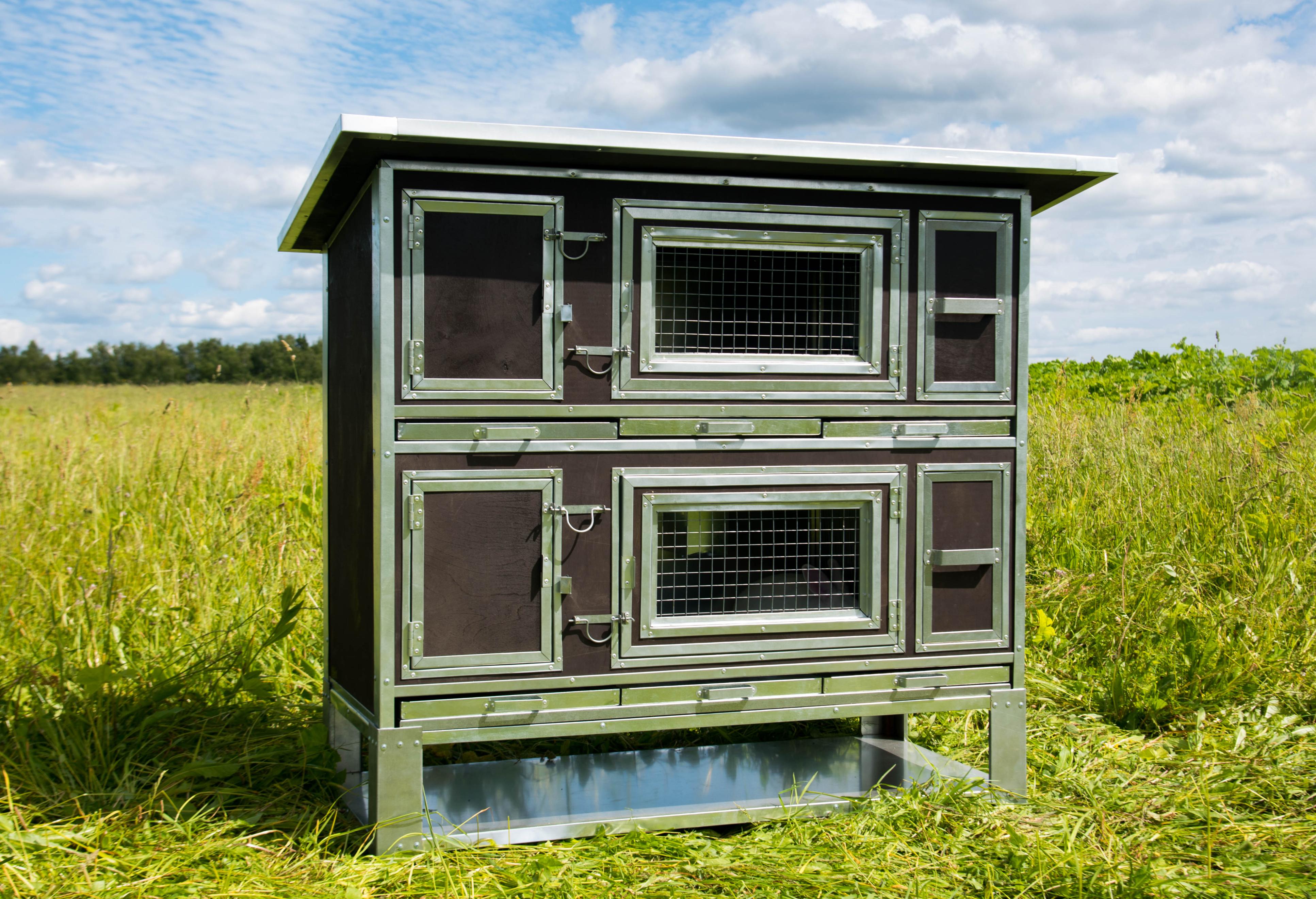 Утепленный отапливаемый крольчатник "Бестселлер" М-12. Фото 10