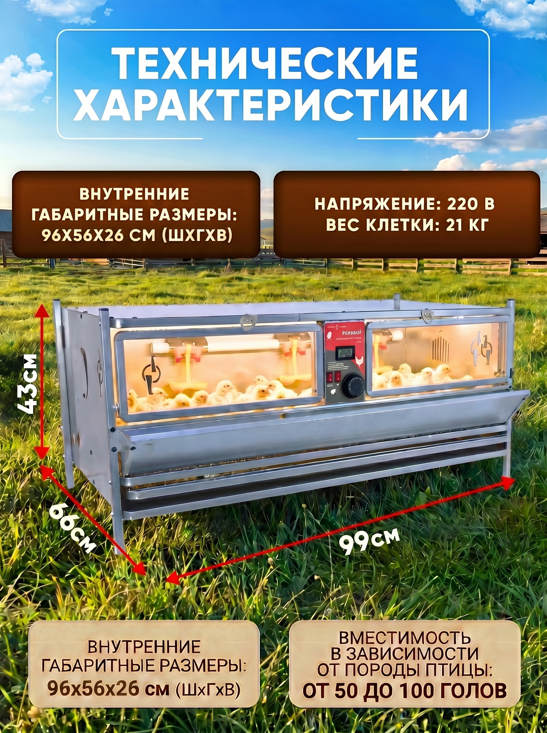 Рамный автоматический брудер 0708 Премиум. Фото 9 Рамный автоматический брудер 0708 Премиум. Фото 9