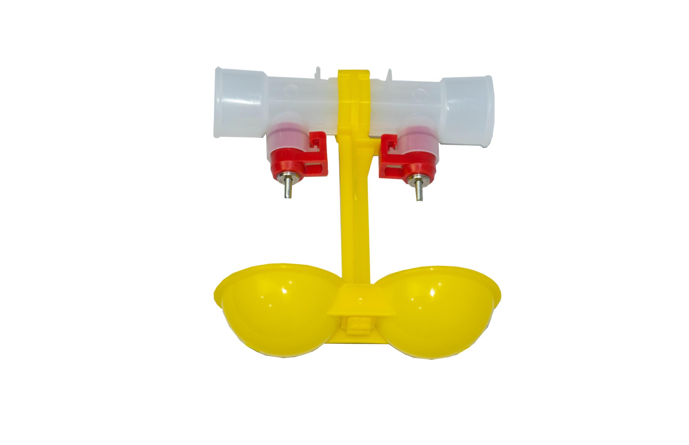 Набор поилок двойных с креплением и каплеулавливателем ПКНК-24/360 20 шт.. Фото 4