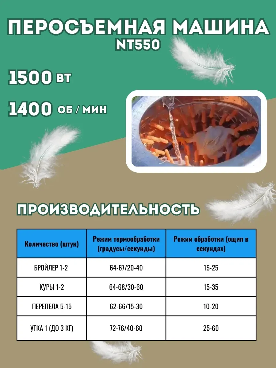 Перосъёмная машина-55 (НТ-550). Фото 2