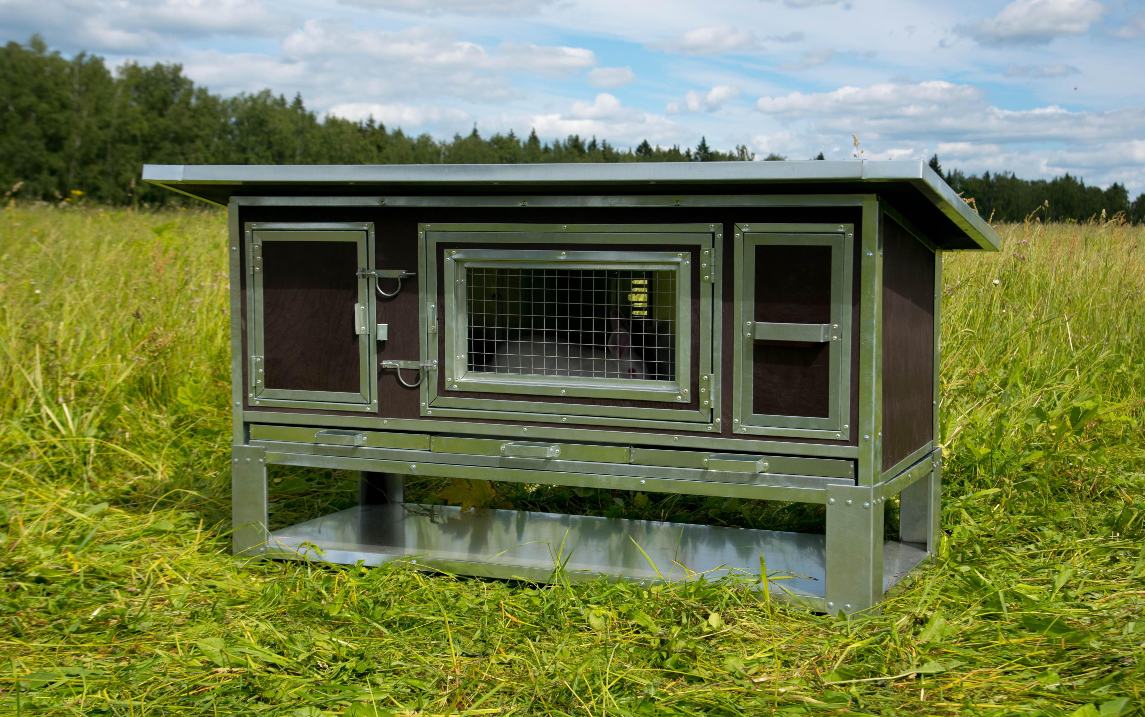 Утепленный отапливаемый крольчатник "Бестселлер" М-11. Фото 3