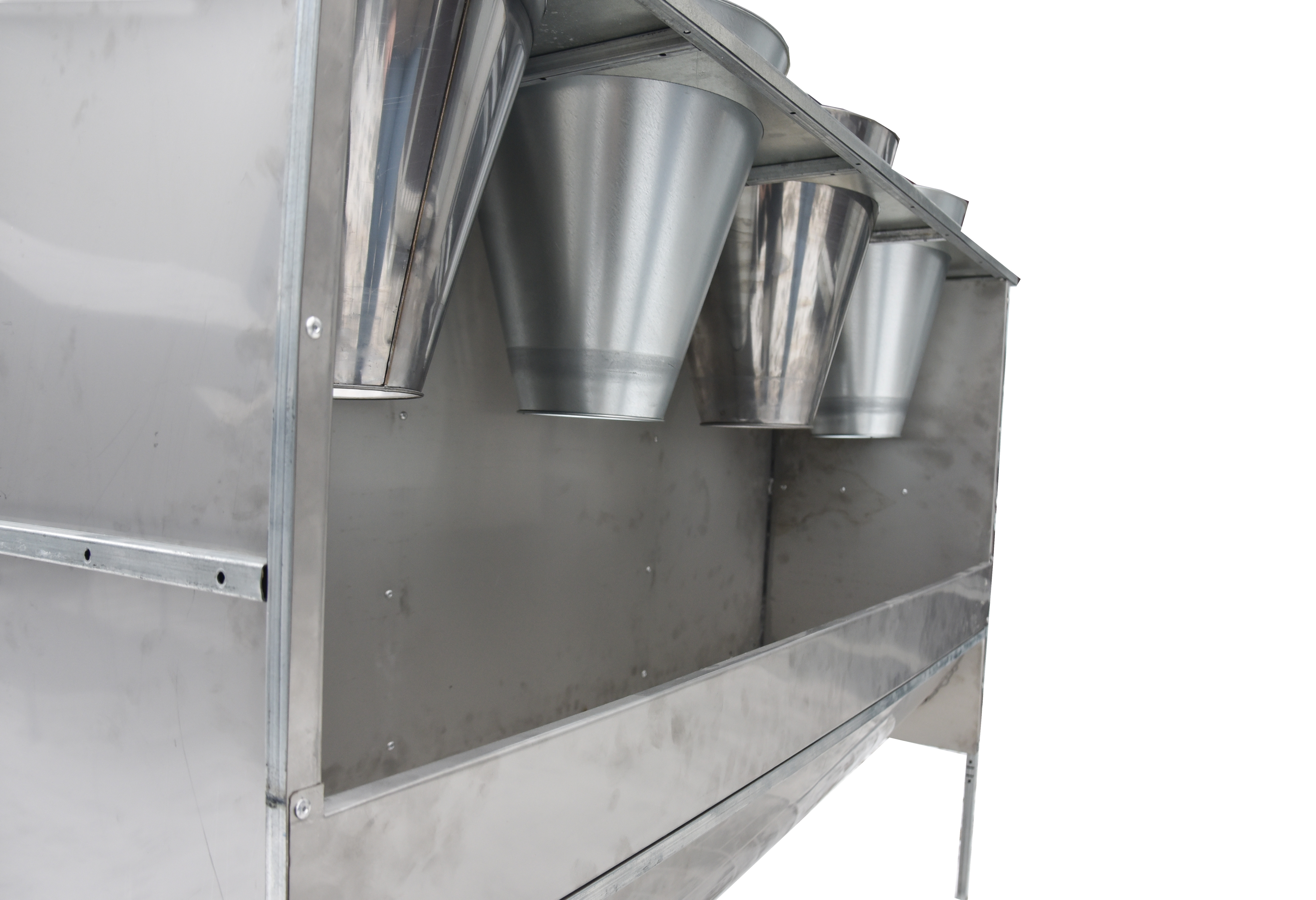 Стойка лоткового сбора для убоя 4-х позиционная. Фото 3