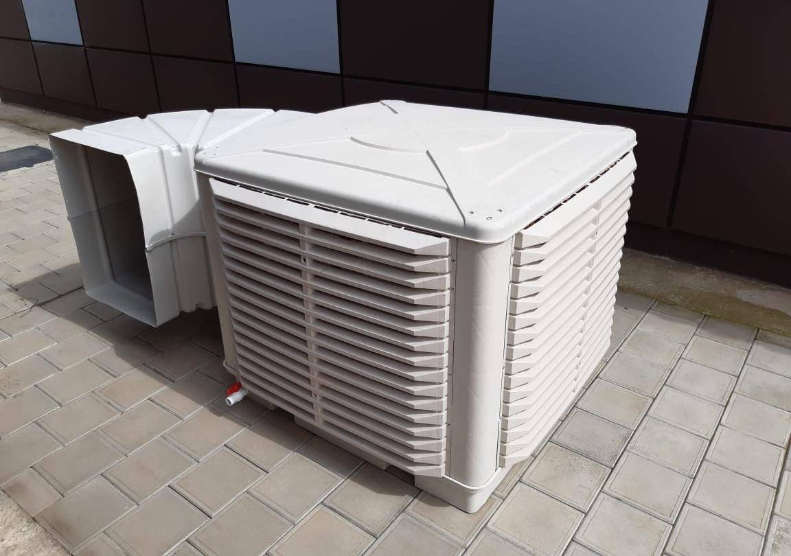 Охладитель-увлажнитель 380V Подача воздуха боковая. Фото 10