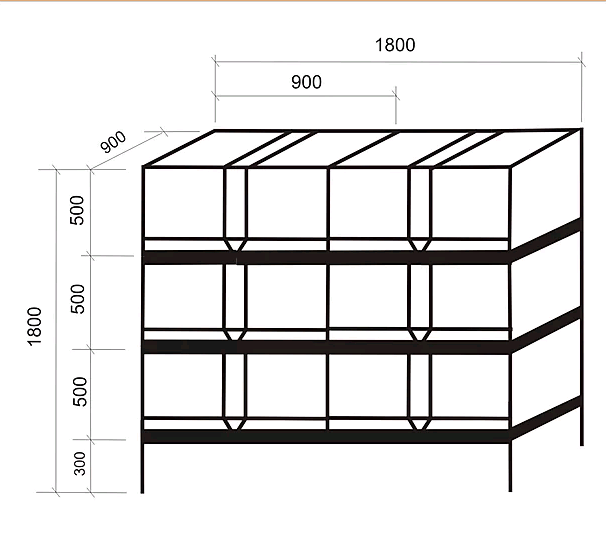 Клетка для кроликов 4-3. Фото 1