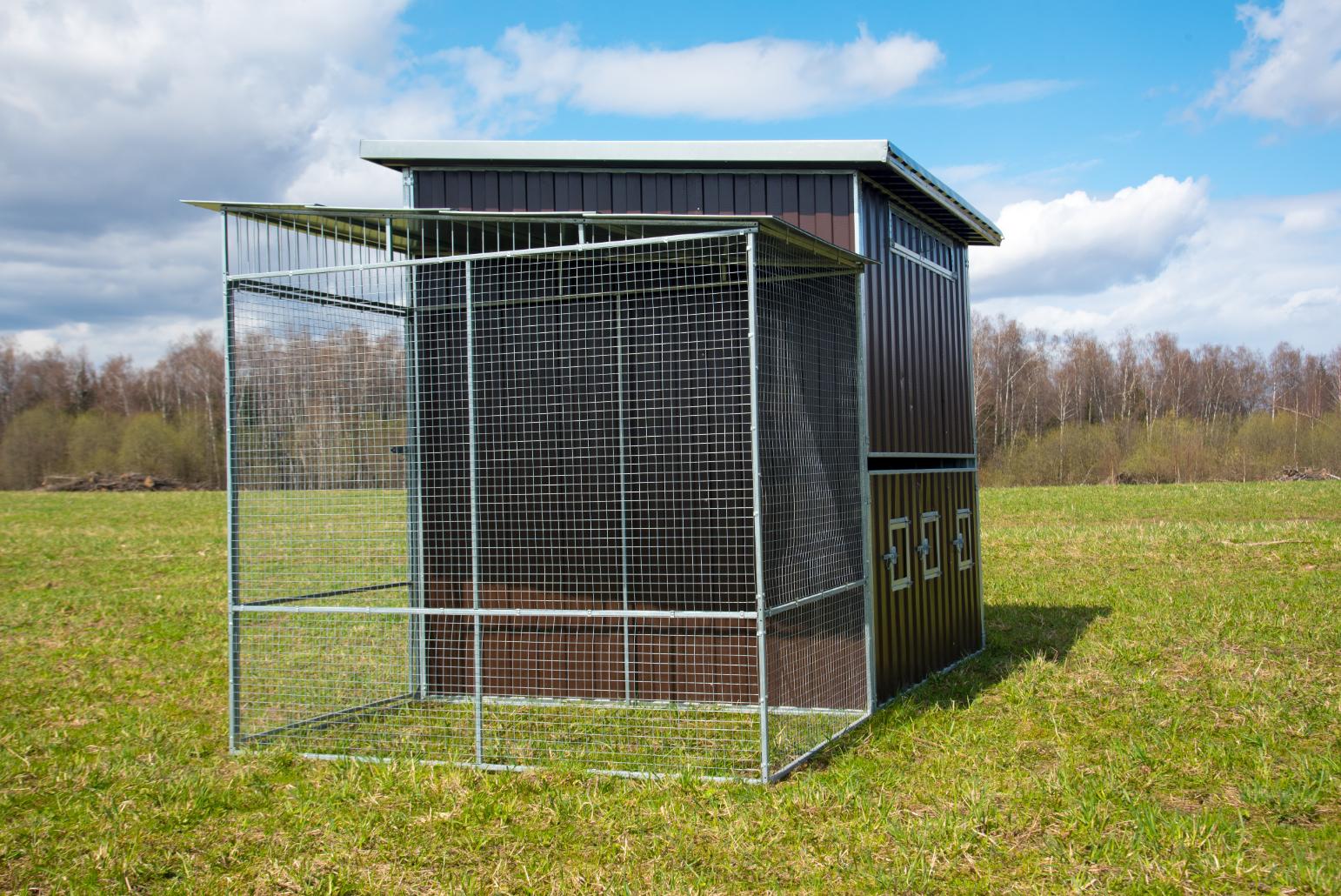 Выгул "Разгуляй" приставной из сетки 1-1-СП. Фото 8