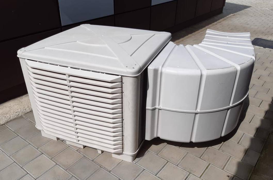 Охладитель-увлажнитель 380V Подача воздуха боковая. Фото 1