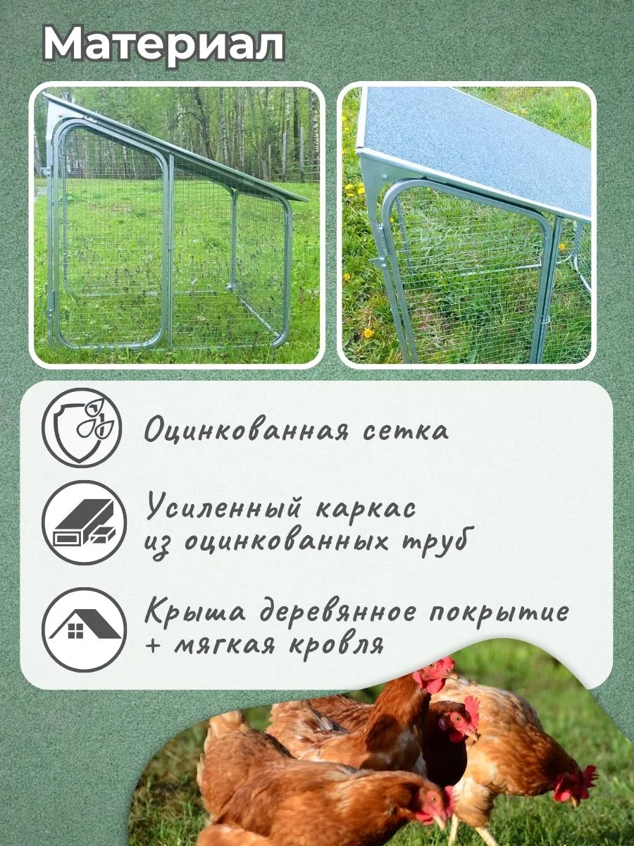 Выгул для курятника "Фазенда". Фото 3