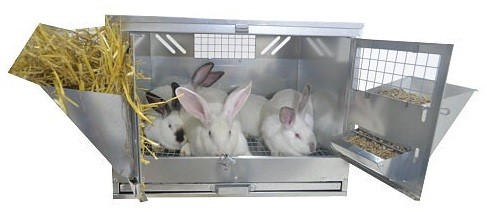 Клетка для откорма кроликов "ПРОФЕССИОНАЛ"-55-КО-2. Фото 3