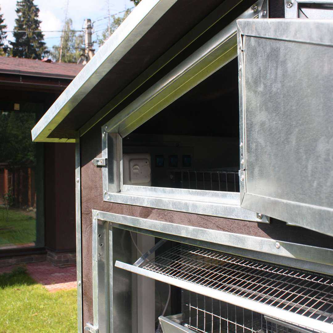 Утепленный отапливаемый уличный птичник "4 сезона" . Фото 9