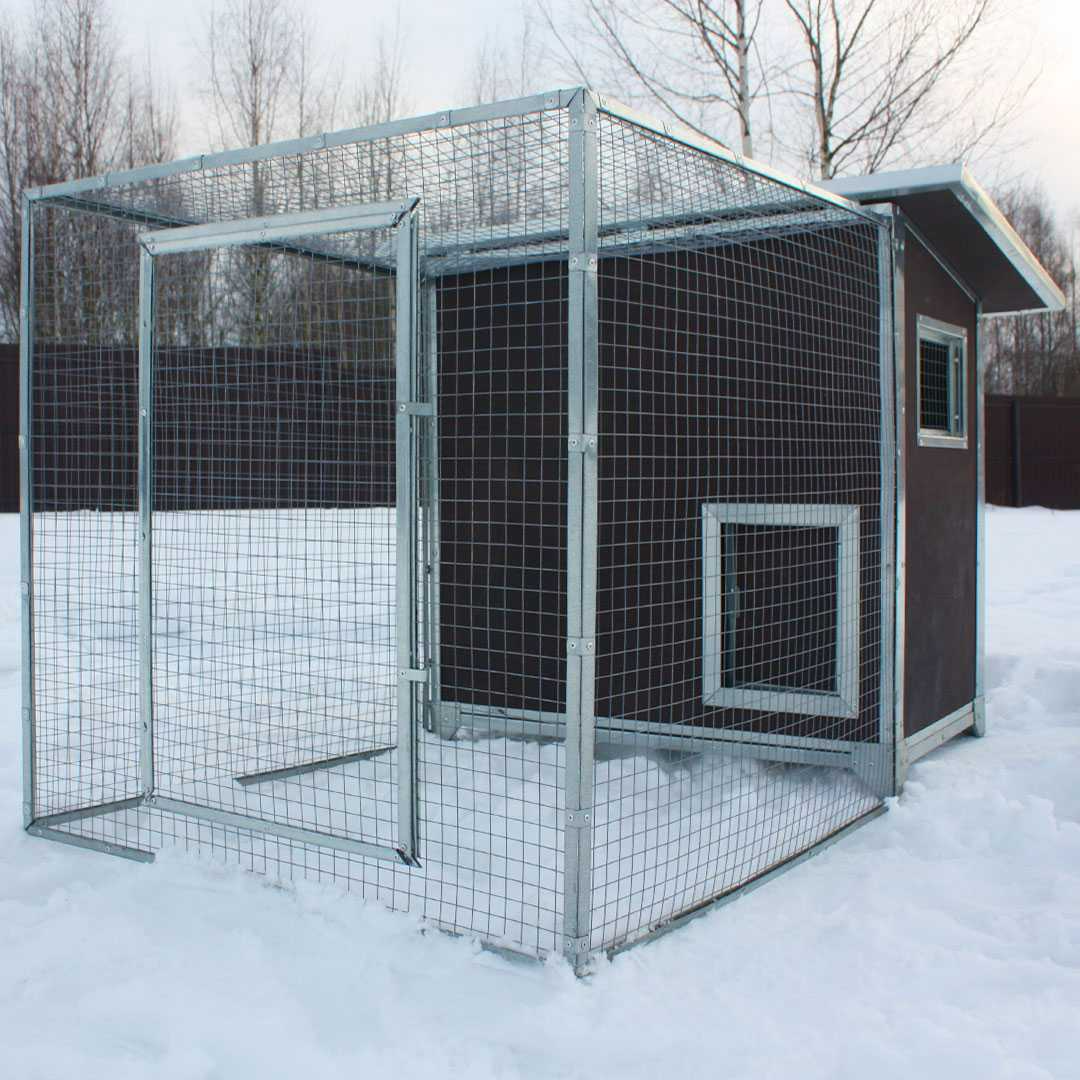 Утеплённый домик с выгулом "Лужайка-1". Фото 10