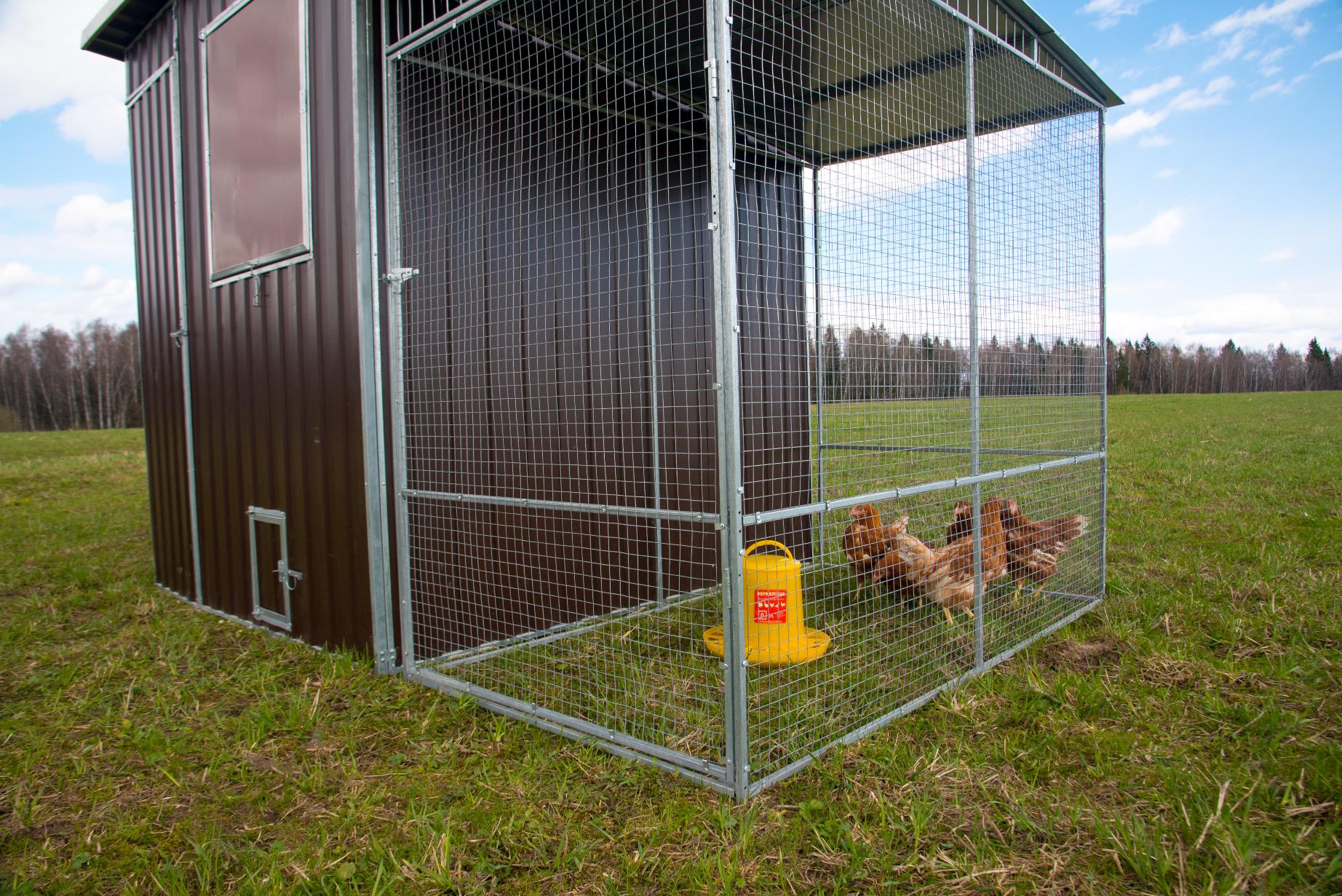 Выгул "Разгуляй" приставной из сетки 1-2-СП. Фото 10