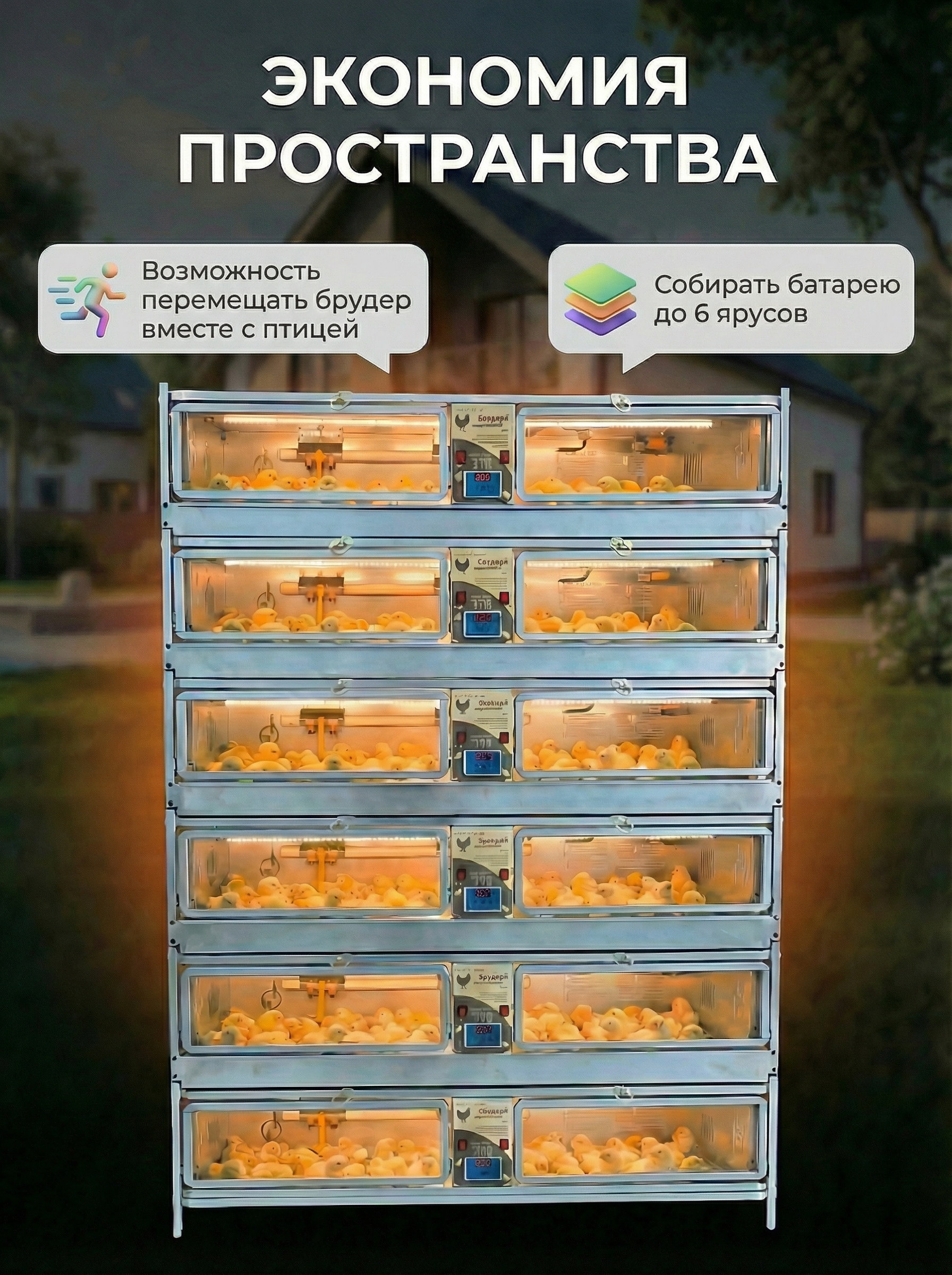 Рамный автоматический брудер 0706 Стандарт. Фото 13