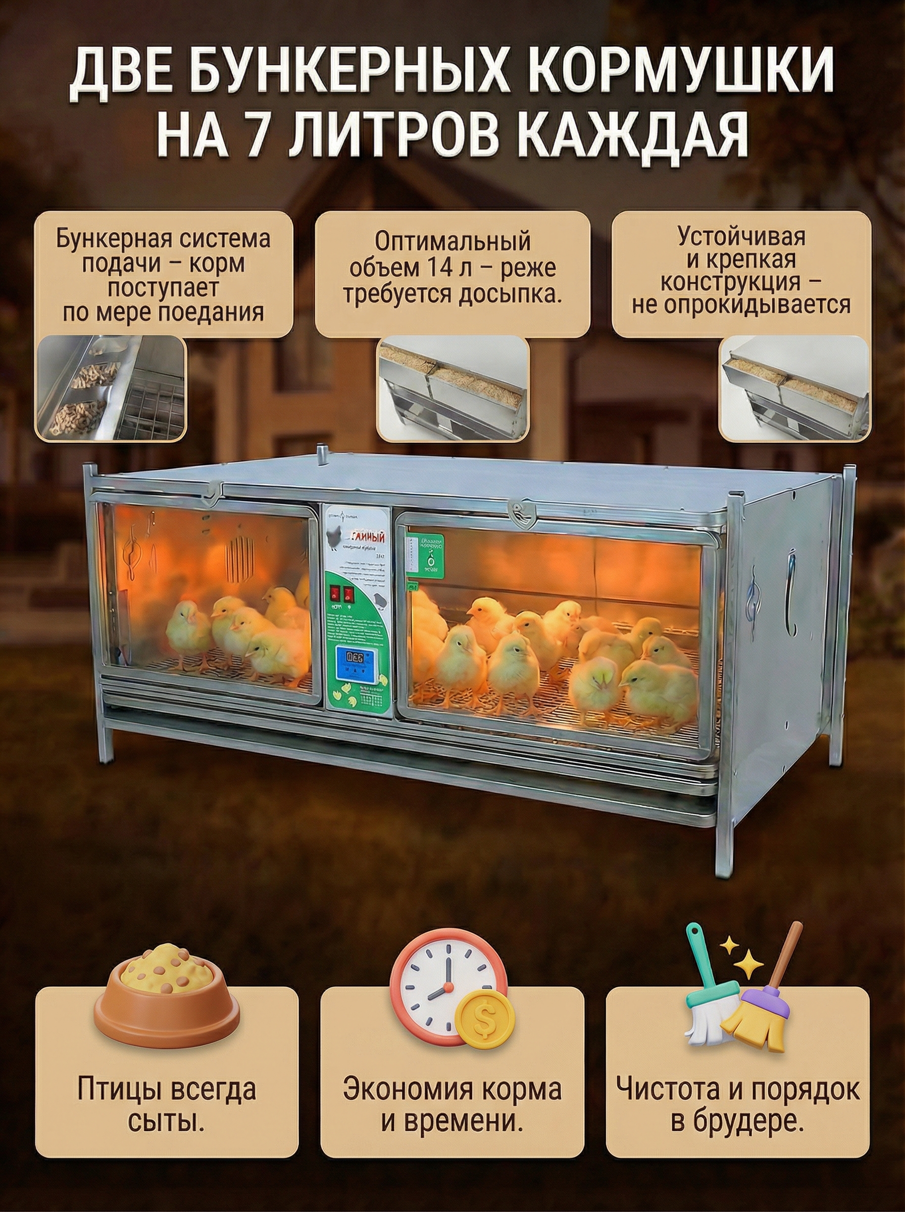 Рамный цифровой брудер 0715 Стандарт. Фото 3