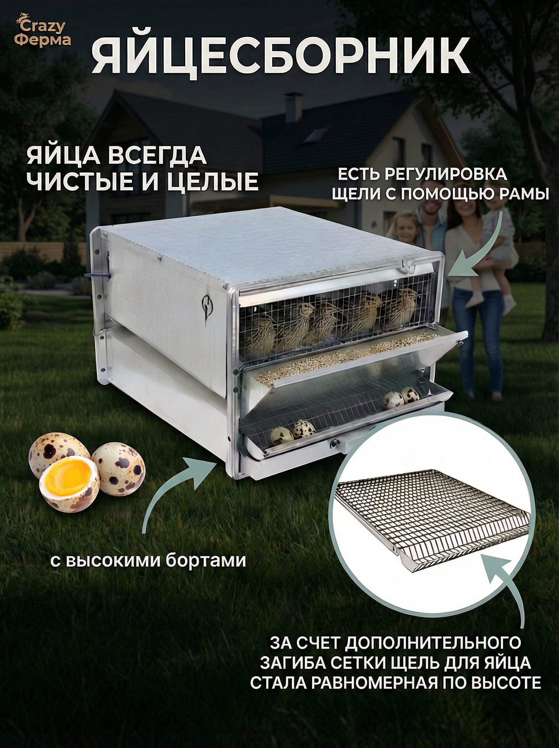 Рамная клетка для перепелов на 120 голов . Фото 4