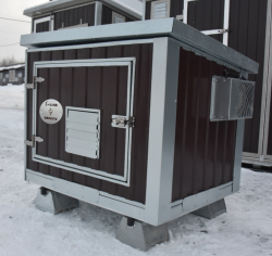 Шумопоглощающий утеплённый контейнер для генератора M T-Блок "Энерго" с вентилятором 570 м3/ч Шумопоглощающий утеплённый контейнер для генератора M T-Блок "Энерго" с вентилятором 570 м3/ч